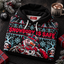 Snowbody Is Safe Unisex Hoodie — Killer Snowman Ugly Christmas Sweater Print