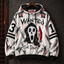WAZAAA 13 Unisex Hoodie — Wanted Poster Scribble Horror Print