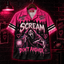 Midnight Call Hawaiian Shirt  Pink Horror Print