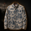 Crosfil Cryptid Toile Long Sleeve Shirt — Bigfoot & UFO Vintage Toile Print