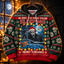 He Sees You When You’re Sleeping Unisex Hoodie — Merry Screamas Knit-Look Print