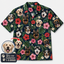 Custom Dog Face Hawaiian Shirt — Personalized Tropical Hibiscus  Pet Photo Aloha Shirt