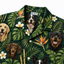 Custom Dog Face Hawaiian Shirt — Personalized Tropical Jungle  Pet Photo Aloha Shirt