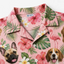 Custom Dog Face Hawaiian Shirt — Personalized Pink Flamingo  Tropical Pet Photo Aloha Shirt