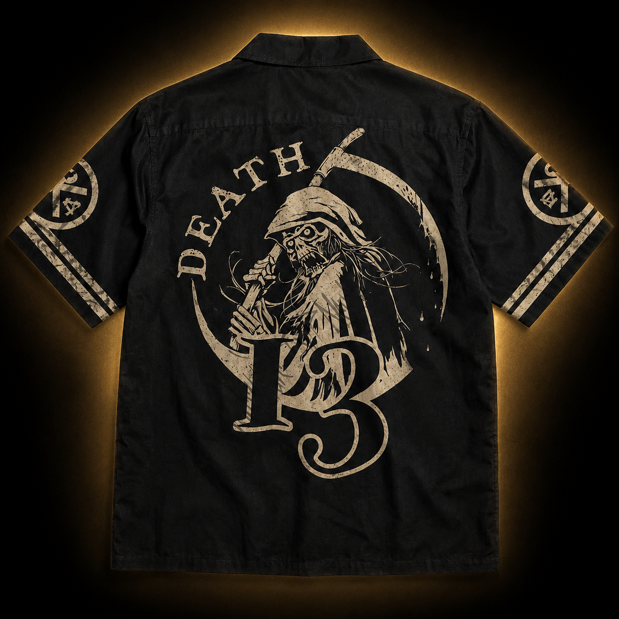 Death XIII — Tarot Arcana Hawaiian Shirt | Occult Collection
