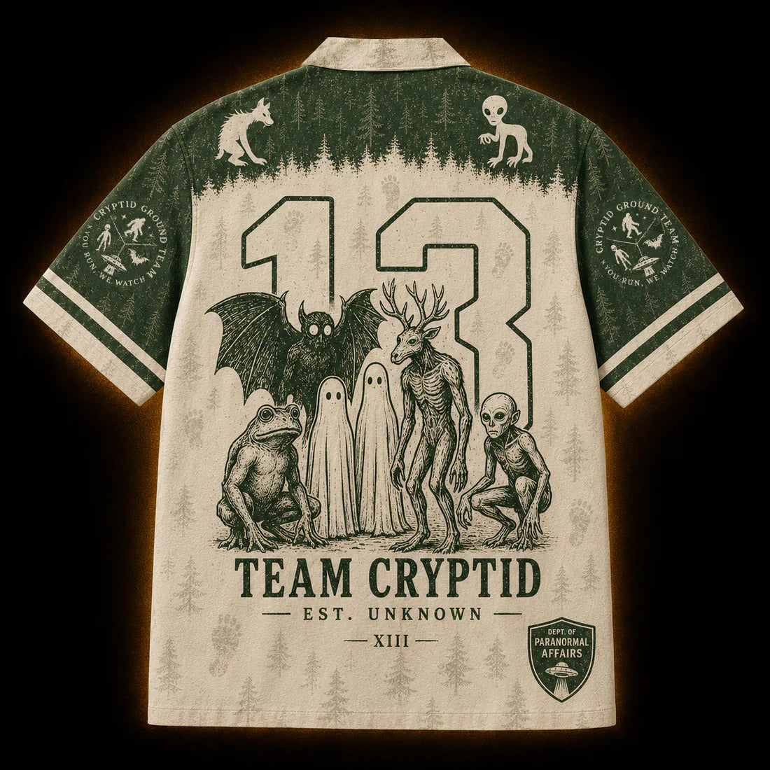 Protect Our National Parks — Cryptid Ground Team Hawaiian Shirt