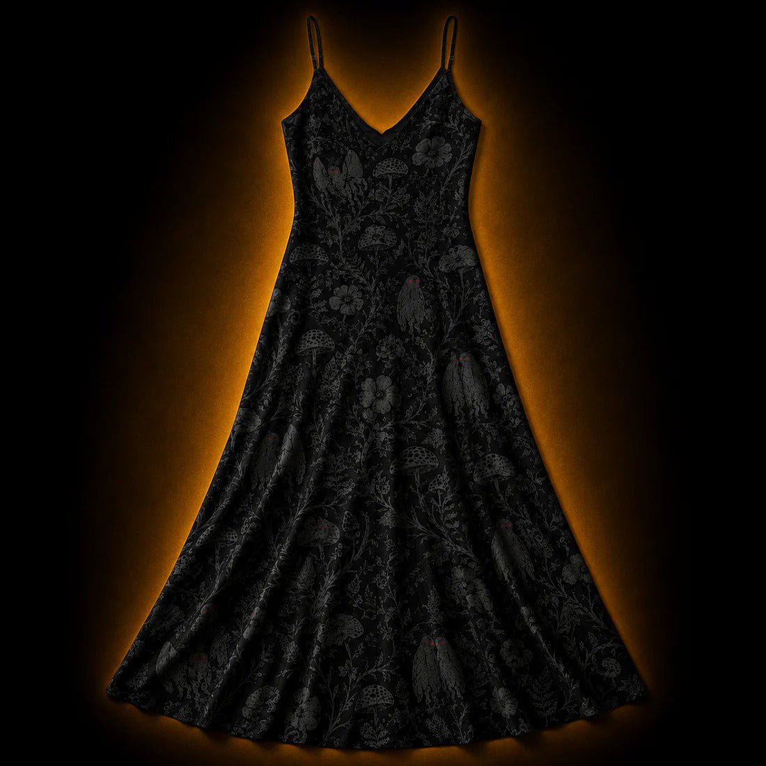 Toile de Cryptide — Witchy Botanical Slip Dress