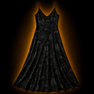 Toile de Cryptide — Witchy Botanical Slip Dress
