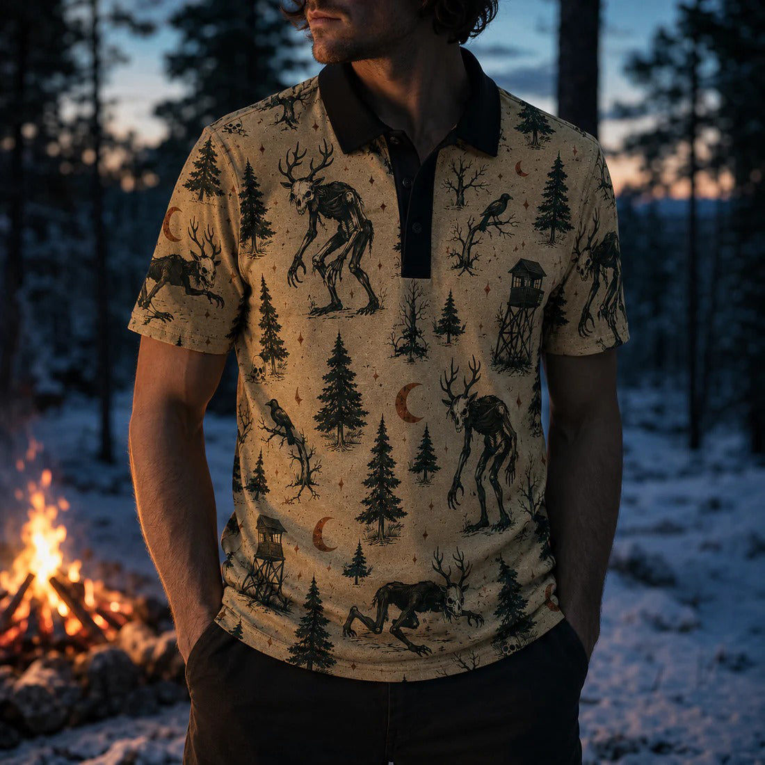 Northern Hunger — Wendigo Polo Shirt