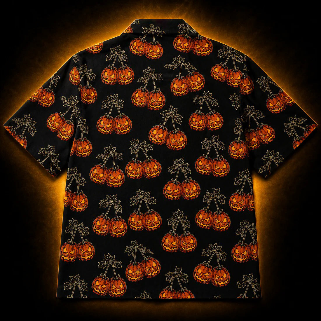 Cursed Harvest — Halloween Pumpkin Hawaiian Shirt