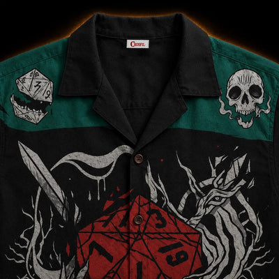 Dungeon Master 20 — Critical Fail D20 Hawaiian Shirt | Gaming Collection