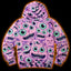 Crosfil House Pets Hoodie — Pastel Goth Monster Cat All-Over Print