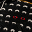 Crosfil Wide Awake Hoodie — Minimalist Eye Grid All-Over Print