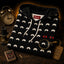 Crosfil Wide Awake Hoodie — Minimalist Eye Grid All-Over Print
