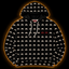 Crosfil Wide Awake Hoodie — Minimalist Eye Grid All-Over Print