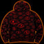 Crosfil They See You Hoodie — Red Glow Eyes Horror Text Print