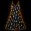 Roadtrip '67 — Cosmic Cryptid Slip Dress