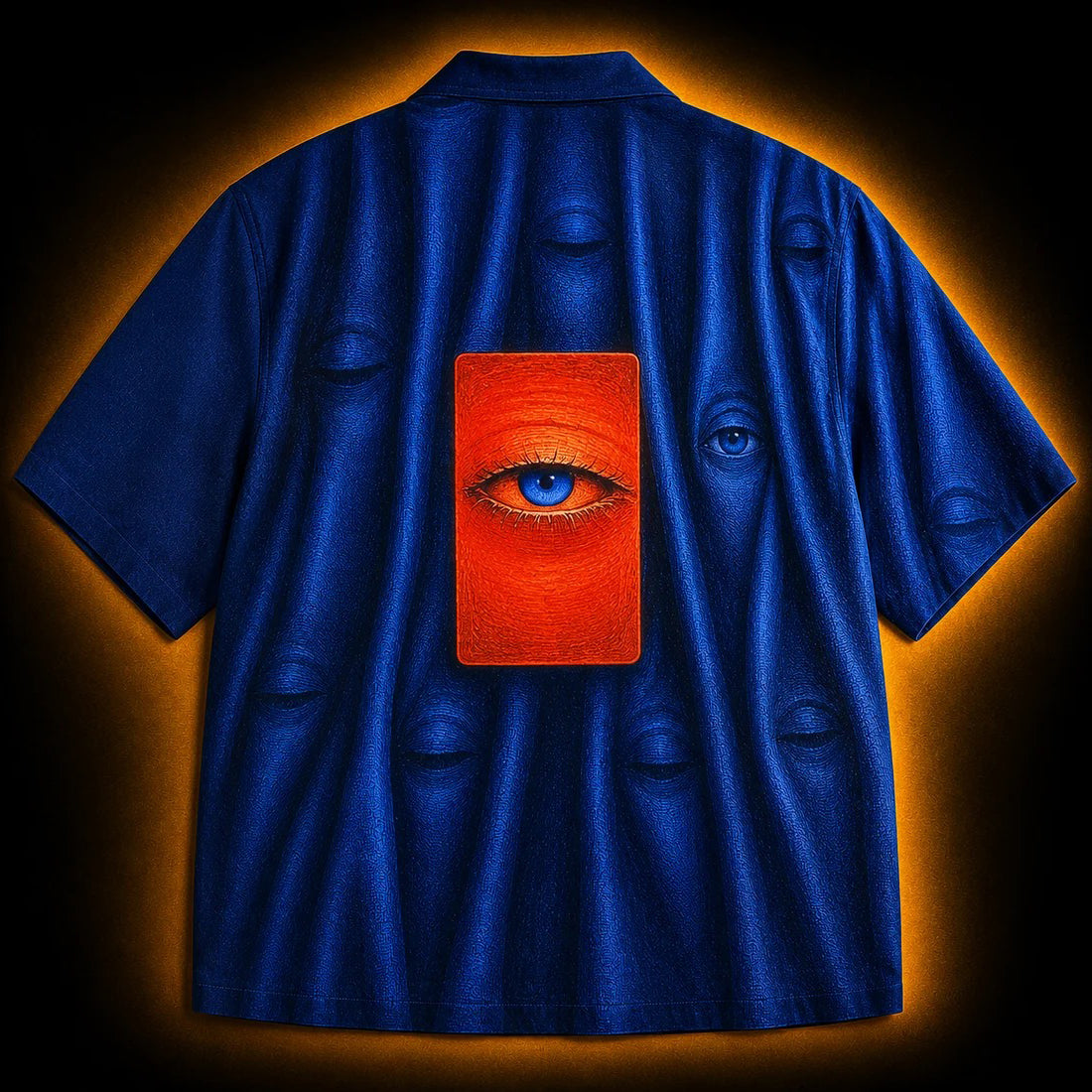 Crosfil Second Sight Hawaiian Shirt — Surreal Eye Card Art Print