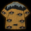 Crosfil Familiar Hawaiian Shirt — Folk Horror Black Cat Print