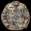 Crosfil Cryptid Toile Long Sleeve Shirt — Bigfoot & UFO Vintage Toile Print