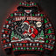 Happy Xenomas Unisex Hoodie — Alien Santa Ugly Christmas Sweater Print
