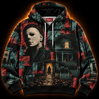 Haddonfield Unisex Hoodie — Slasher Collage Print