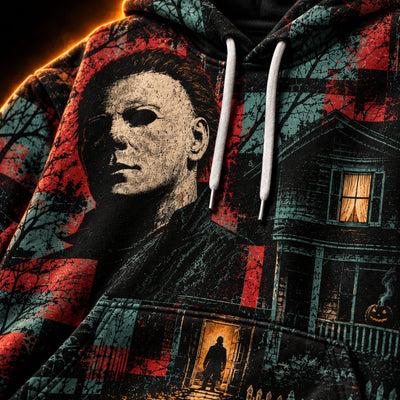 Haddonfield Unisex Hoodie — Slasher Collage Print