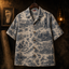 Crosfil The Footprints 1958 Hawaiian Shirt — Bigfoot Toile Print