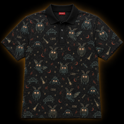 Mothboy LXVI — Mothman Polo Shirt