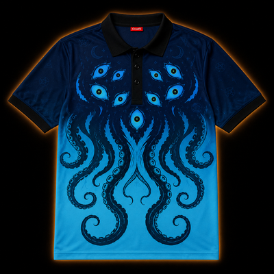 The Many-Eyed — Eldritch Cosmic Horror Polo Shirt