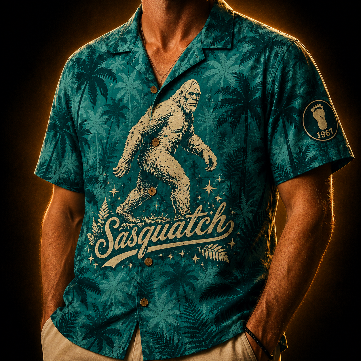 Sasquatch '67 — Pacific Cryptid Hawaiian Shirt