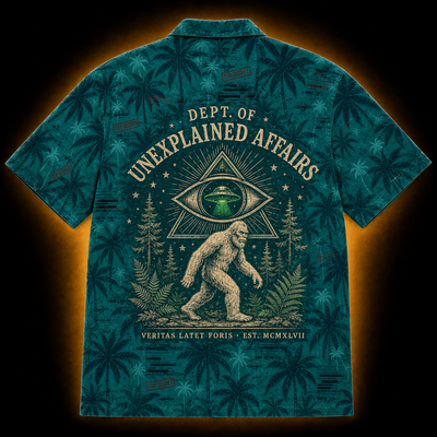 Project Believe — Classified Cryptid File Hawaiian Shirt