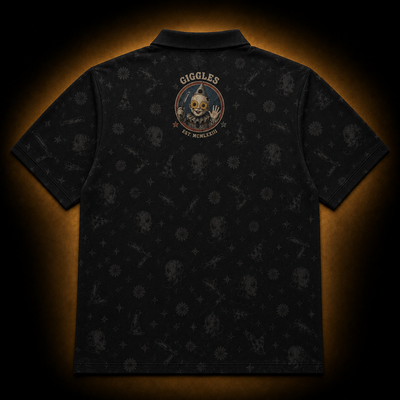 Cute But Psycho — Vintage Horror Clown Polo Shirt