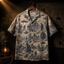 Toile de Cryptide — Vintage Cryptid Narrative Hawaiian Shirt