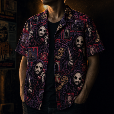 The Caller — Slasher Horror Hawaiian Shirt