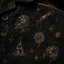 Dark Carnival XIII — Vintage Micro-Repeat Hawaiian Shirt