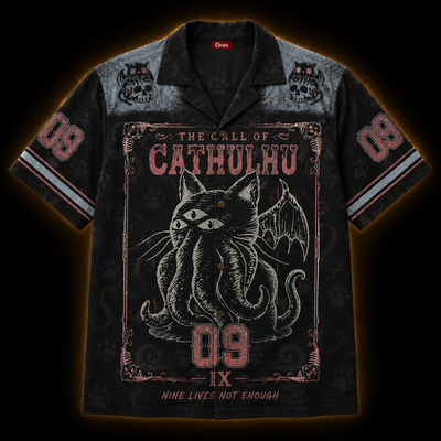 Cathulhu — Nine Lives Not Enough Hawaiian Shirt