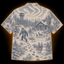 Crosfil Winter Watch 1977 Hawaiian Shirt — Snow Bigfoot Toile Print