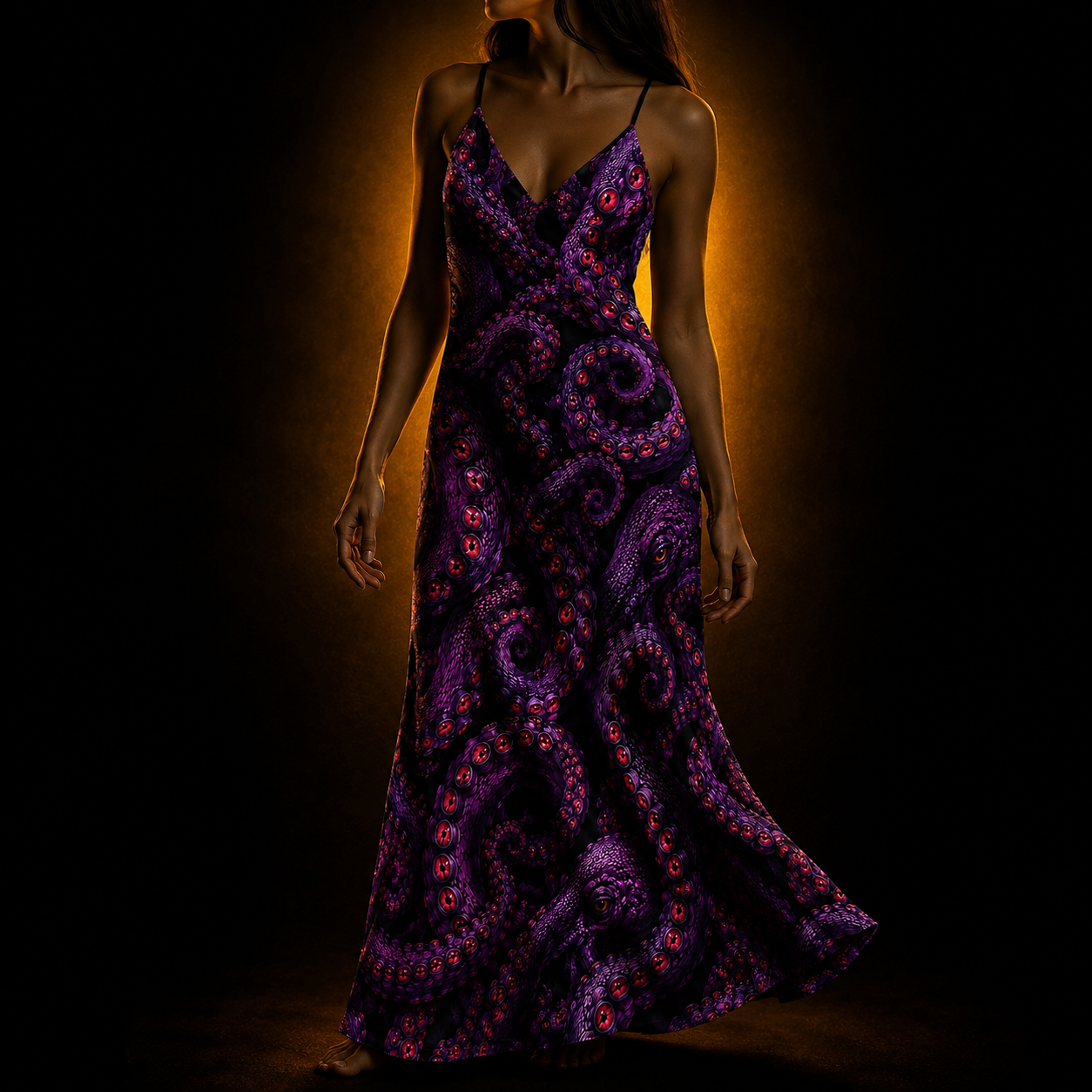 Violet Grasp — Eldritch Slip Dress