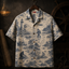 Crosfil Coastal Watch 1975 Hawaiian Shirt — Lighthouse Bigfoot Toile Print