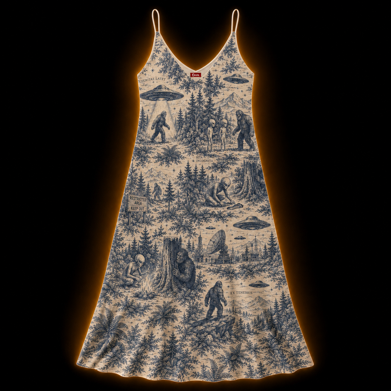 Cryptid Toile — Cryptid Slip Dress