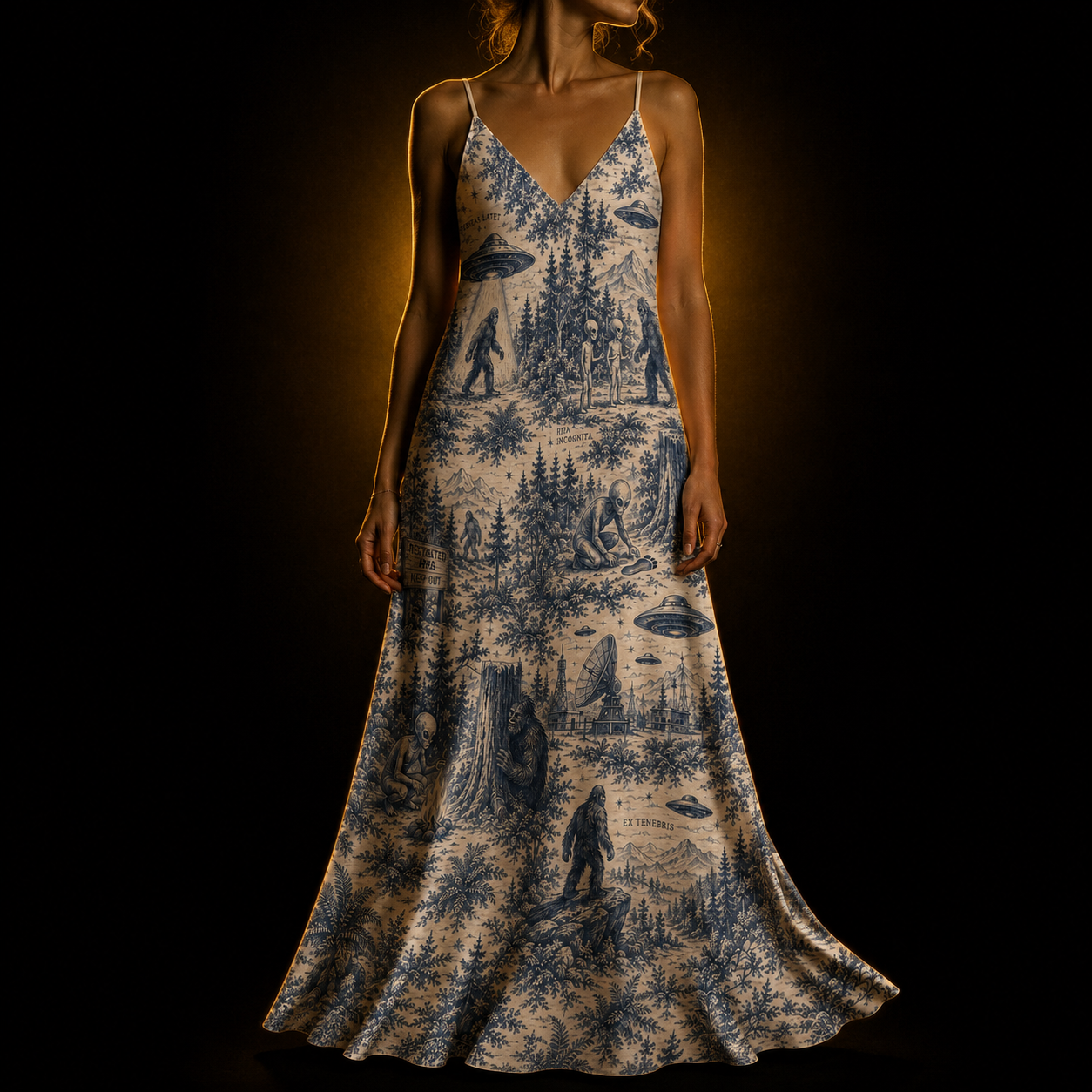Cryptid Toile — Cryptid Slip Dress