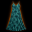 Bluff Coast — Tropical Noir Slip Dress