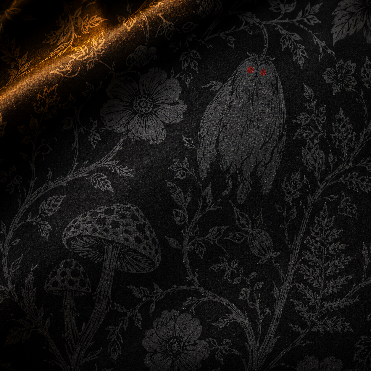 Toile de Cryptide — Witchy Botanical Slip Dress