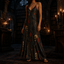 Memento Mori XIII — Victorian Gothic Slip Dress