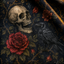 Memento Mori XIII — Victorian Gothic Slip Dress