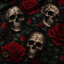 Skull Garden — Memento Mori Hawaiian Shirt