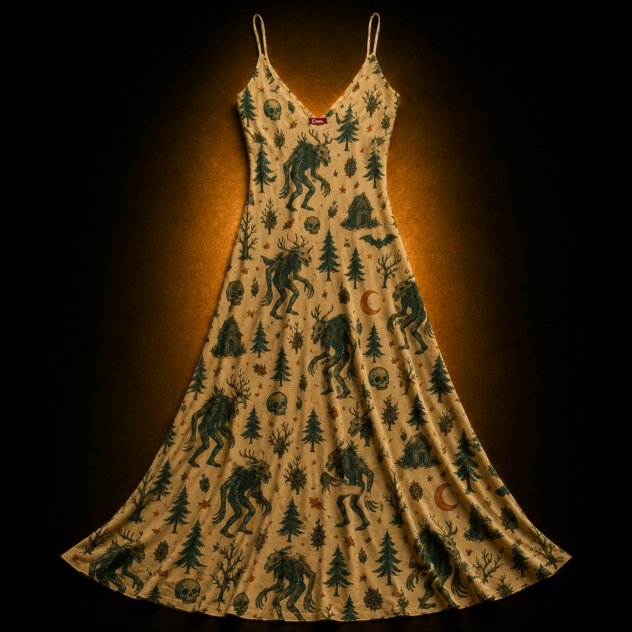 Northern Hunger — Folk Horror Slip Dress