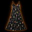 Roadtrip '67 — Cosmic Cryptid Slip Dress