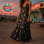 Roadtrip '67 — Cosmic Cryptid Slip Dress